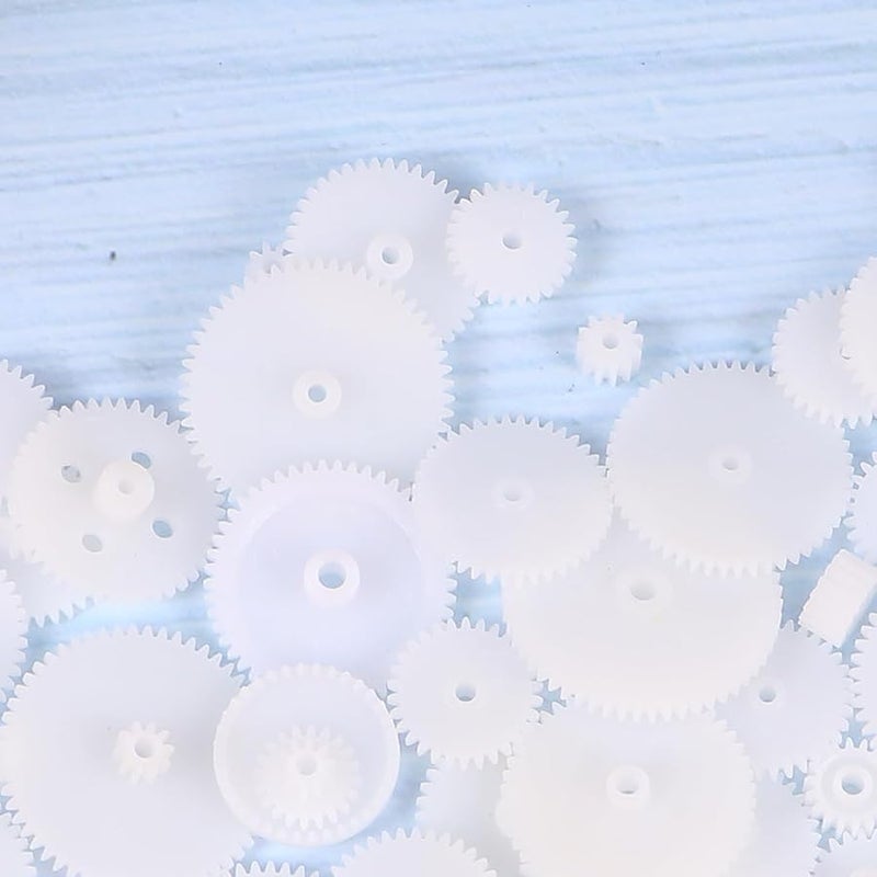 116 Pcs Plastic Gears DIY Motor Transmission Gear Set 0 5 Modulus Slow Down Parts - Image 2